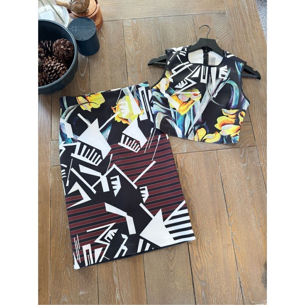 Clover‎ Canyon Floral Rhythm Neoprene SET Size Small